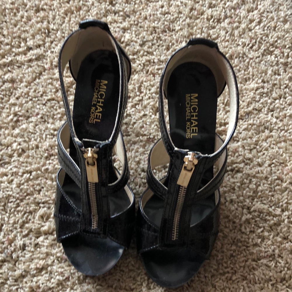 Michael kors black heels